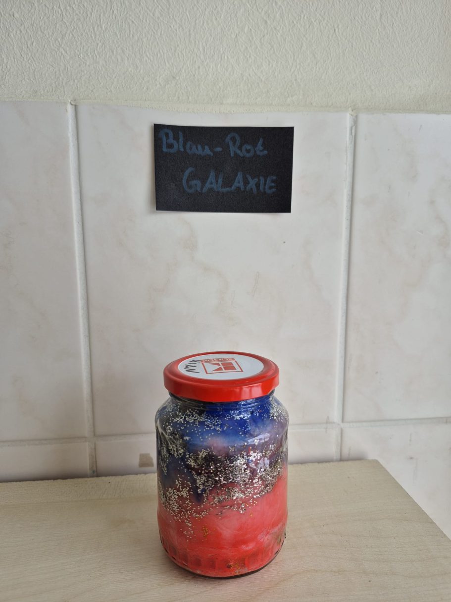 Blau - Rot - Galaxie